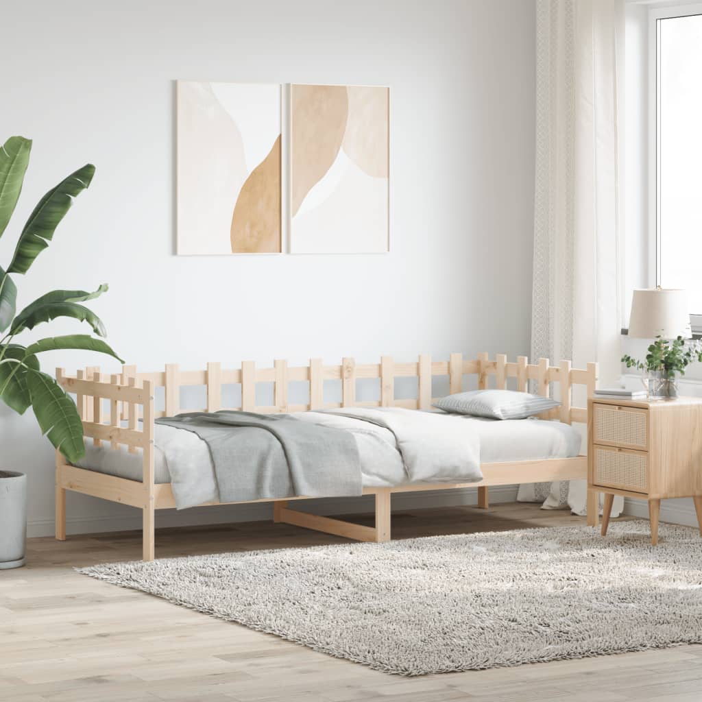 Day Bed without Mattress  90x200 cm Solid Wood Pine